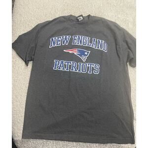 NFL Team Apparel Men's Size XL New England Patriots T-Shirt Heather Charcoal